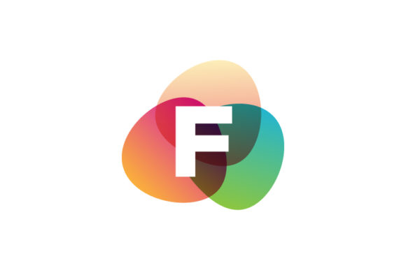 Letter F Retro Color Logo Template Vecto: A Designer's Stitch Test