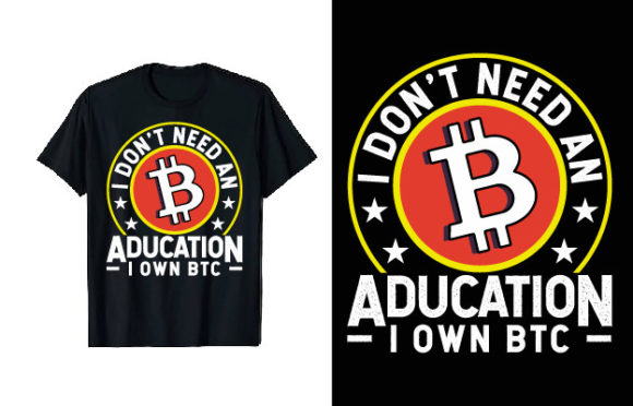 Retro NFT Crypto Bitcoin T-Shirt Design Review