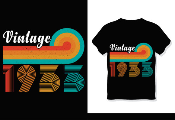 Retro Vintage 1933 T-Shirt Design Review