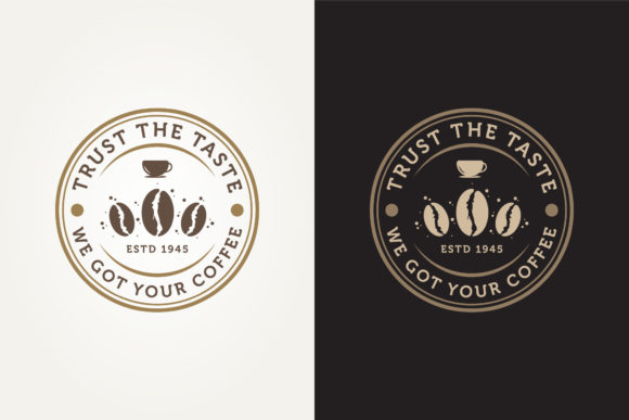 Set of Retro Coffee Emblem Logo: A Designer's Stitch-Test Review
