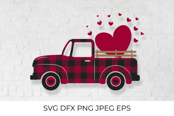Valentines Retro Truck. Vintage Pickup Review