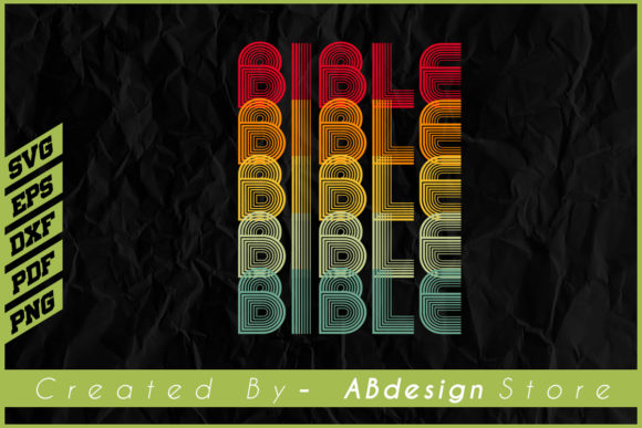 Vintage Retro Bible Sublimation Design Review