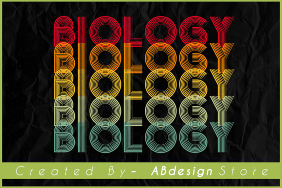 Vintage Retro Biology Sublimation Design Review