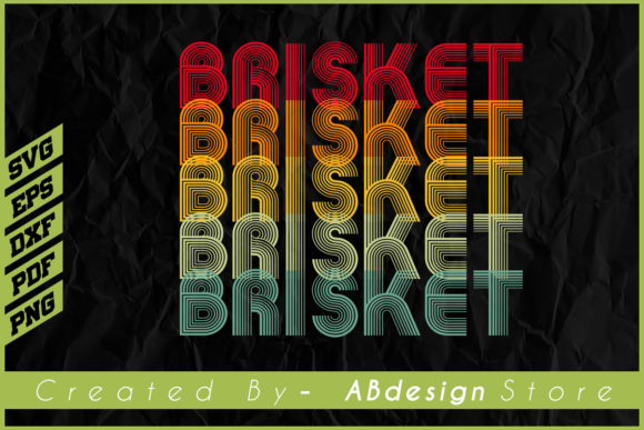 Vintage Retro Brisket Sublimation Design Review